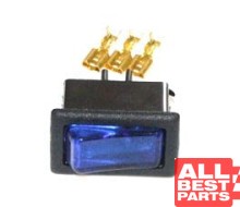 PRZEŁĄCZNIK KLAWISZOWY PODŚWIETLANY NIEBIESKI