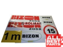 Naklejka kpl. BIZON Z-58