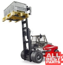 Wózek widłowy Linde HT160 z paletą i 3 koszami paletowymi